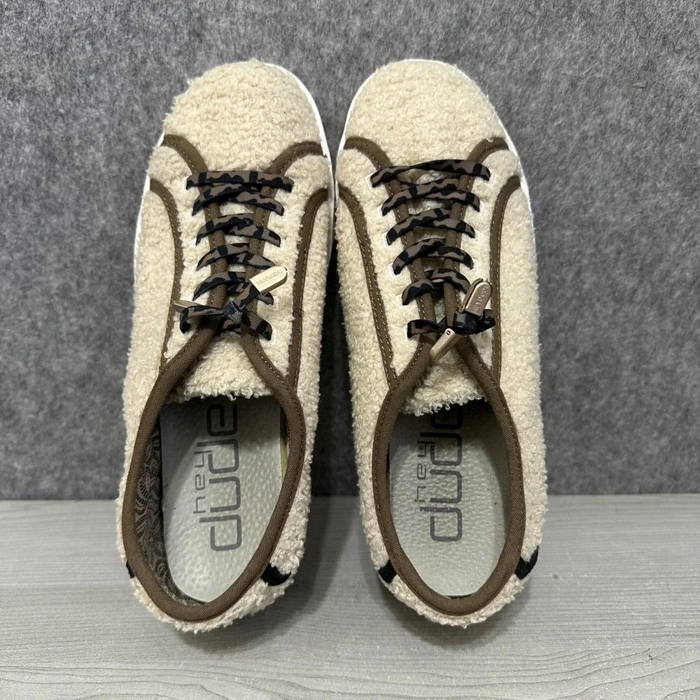 Hey‎ Dude Karina Sherpa Shoes Womens Size 9 Marshmallow Leo Beige Faux Fur